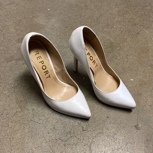 White pumps